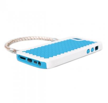 new york - handbag case with silicone liner for iphone 5 (turquoise)